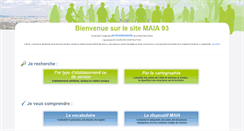 Desktop Screenshot of maia93.org