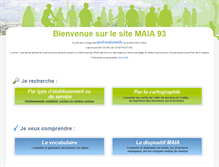 Tablet Screenshot of maia93.org